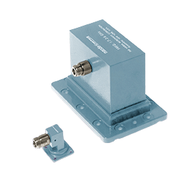 Waveguide to Coaxial Adapters - Waveguide to Type N Female 1.7 to 18 GHz (RT. ANGLE)